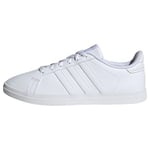 adidas Women's Courtpoint X Shoes Sneaker, Cloud White/Cloud White/Grey Two, 4.5 UK