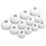 12 x Écouteurs en Silicone Embouts d'oreilles pour Sennheiser Momentum True Wireless 2 Casque Écouteurs en Blanc