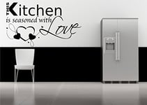 Kitchen Love Seasons Wall Art Sticker Quote Decal Transfer Mural Stencil Tattoo WSD440