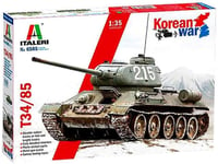 ITALERI, Char T-34/85 Guerre de Corée à assembler et à peindre, échelle 1/35,...