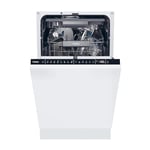 Haier XI1C3TB2FB-80 I-Pro Shine Series 4 Integrated Dishwasher, 11 place Setting, Black Bezel, C Rated