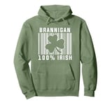 Brannigan Irish Family Name Pullover Hoodie