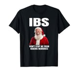 Christmas IBS Warrior Funny Irritable Bowel Syndrome Santa T-Shirt