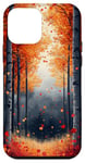 Coque pour iPhone 12 mini Automne Bois Forêt Feuilles Nature Faune