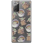 ERT GROUP mobile phone case for Samsung GALAXY NOTE 20 original and officially Licensed Star Wars pattern Baby Yoda 028 optimally adapted to the shape of the mobile phone, partially transparent