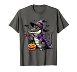 Crocodile Alligator Witch Hat Costume Spooky Season T-Shirt