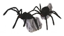 Animeret kæmpe edderkop m lys og lyd Halloween pynt med lydsensor 184115