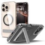 Spigen Ultra Hybrid S MagFit Case for iPhone 16 Pro Max [Built-in Kickstand] [MagSafe Compatible] - Graphite