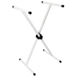 Treteau métal Campus Blanc - Réglable en hauteur jusqu'à 95 cm - Charge maximale 75 kg