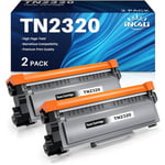 INK4U TN2320 TN-2320 Cartouche de Toner Remplacement pour Brother TN2310 TN-2310 pour DCP-L2520DW MFC-L2720DW MFC-L2700DW MFC-L2700DN DCP-L2560DW DCP-L2500D L2740DW (Noir, 2-Pack)