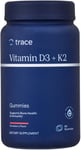 Trace Minerals Vitamin D3 + K2 Strawberry 60 tuggtabletter