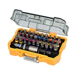 DEWALT Coffret de 32 Embouts de Vissage de 25mm Robustes et Précis - Assortiment de 32 Embouts de Vissage avec Porte-Embout à Changement Rapide - Compatible TSTAK DT7969-QZ