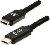 Logo Usb C Kabelis, 1 M, Juodas