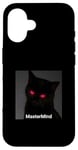 Coque pour iPhone 16 evillarry larry chat meme brainrot lobotomisateur mastermind