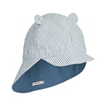 Liewood GOTS Gorm Solhatt Stripe Blue Wave Creme De La Creme | Blå | 0-3 months