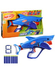 Hasbro Nerf Junior Wild Sharkfire Easy Play Dart Blaster 8 Nerf Elite Darts Ages 6 & Up