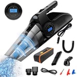 Magicfox - Aspirateur de Voiture à Main 4 en 1, 5KPA Aspirateur Portatif avec Gonfleur pneu de Voiture, dc 12V 120W avec Lumière led