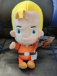 Tom Thomas (Fireman Sam) 11" soft plush toy New With Tags From Sega