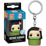 Funko POP! Keychain Demon Slayer Nezuko in Basket Anime Vinyl Keyring New