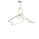 101 Copenhagen Kumo Chandelier Big Taklampa Brass