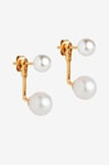 ENAMEL Copenhagen - Örhängen Studs Althea Pearl - Guld