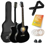 3rd Avenue Full Size Electro-Acoustic Guitar Pack - Black