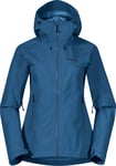 Bergans Women's Skar light 3L Shell Jacket North Sea Blue, XL