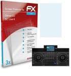 atFoliX 3x Screen Protection Film for Denon DJ SC Live 4 Screen Protector clear