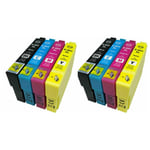 8 x Ink Cartridges NonOEM fit for Epson XP2100 XP2150 XP3100 XP3150