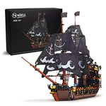 Nifeliz Briques de Construction Bateau Pirate - Pirate Noir - Jouet de Construction - Cadeau de Pirate pour Adultes et Adolescents (1334 pièces)