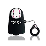 Viwind Coque Airpods 1/2,Etui Housse de Protection en Silicone pour Airpods 1/2,[Anti-Choc/Ultra-Mince/Supporte la Charge sans Fil] 3D Cute Soft Case Cover Boitier pour Airpods 1/2-No Face(Type A)