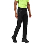 Regatta Mens Xert Stretch III Lightweight Walking Trousers - Black - Size 34 Short