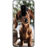 Samsung Galaxy S9+ Transparent Mobilskal Ung Hund