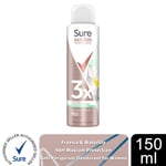 Sure Women Maximum Protection Antiperspirant Spray Freesia & Water Lily, 150ml