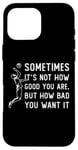 iPhone 16 Pro Max It's Not How Good Volleyball Player Team Vintage Volleyball Case