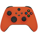 eXtremeRate Coque Avant de Remplacement pour Xbox Séries X/S Manette, Coque Avant Custome pour Xbox Séries X/S, Manette Non Inclut-Orange