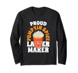 Pumpkin Spice Latte Pods Latte Maker Powder Coffee Ground Long Sleeve T-Shirt