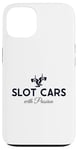 Coque pour iPhone 13 Slot Cars avec fente pour mini voiture RC