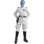 Samlarfigur - STAR WARS - Grand Admiral Thrawn - 9,5 cm - Premium artikulationer - Blaster ingår