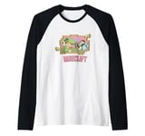 Minecraft Steve & Alex On An Adventure Vintage Raglan Baseball Tee