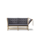 Fredericia Furniture - The Spoke-Back Sofa 2 Seater, Såpad ek, Tyg 3, 53932 Cotil - Soffor - Børge Mogensen