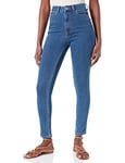 JACK & JONES Womens Denim Jeans Skinny Fit Stretchable Ladies Pants, Blue Colour, UK Size L