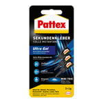 Pattex colle instantanée Ultra Gel Mini Trio colle extra forte & flexible en ...