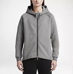 NikeLab Women’s Essential Tech Fleece Zip Hoodie (Grey) - Small - New