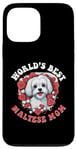 iPhone 13 Pro Max Maltese Dog Breed Pet World's Best Maltese Mom Case