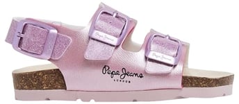 Pepe Jeans Oban Bay Gk, Sandale Fille, Rose (Washed Rose Pink), 10