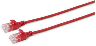 MicroConnect U/UTP CAT6 10M Red Slim 