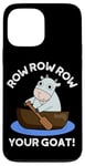 iPhone 13 Pro Max Row Row Row Your Goat Funny Animal Pun Case