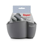 Rayen | Organisateur de l’évier | Résistant et Flexible pour évier à Deux brochets | 12,5 x 9,5cm