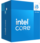 Intel Core i5-14400 10-Core 16-Thread (65W), 2,5/4,7 GHz, LGA1700, UHD Graphics 730, 20 MB cache, boxad med Laminar RM1 kylare